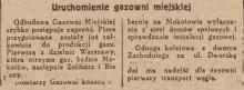 Gaz dla Mokotowa, 1945