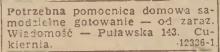 Potrzebna pomocnica, 1945